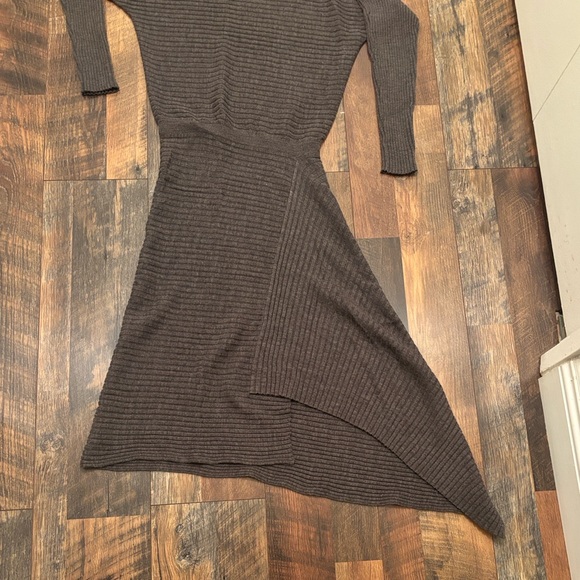 All Saints Charcoal Asymmetrical Eva dress - Picture 2 of 12